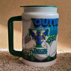 Vintage Trenton Thunder Plastic Mug